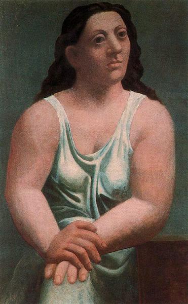 Pablo Picasso Seated Woman Female Portrait Neoclassicism